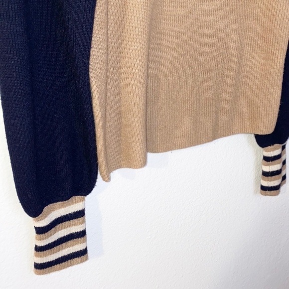 Madewell Colorblock Baybrook Pullover Sweater - Picture 5 of 7